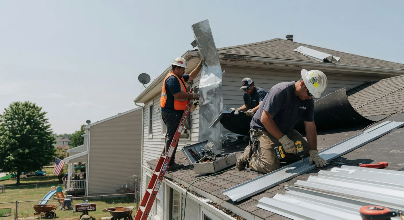 Storm Damage Metal Roof Repair in Loveville, MD